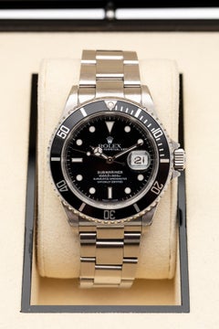 Rolex Submariner Date 40 Black Dial Oyster Steel Ref: 16610T