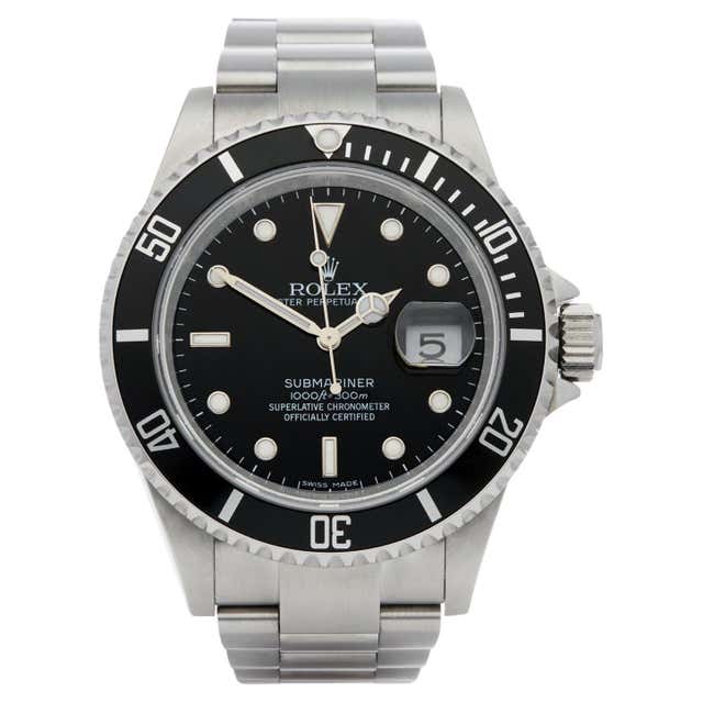 Rolex 16610 PVD All Black Submariner Watch at 1stDibs | submariner pvd ...