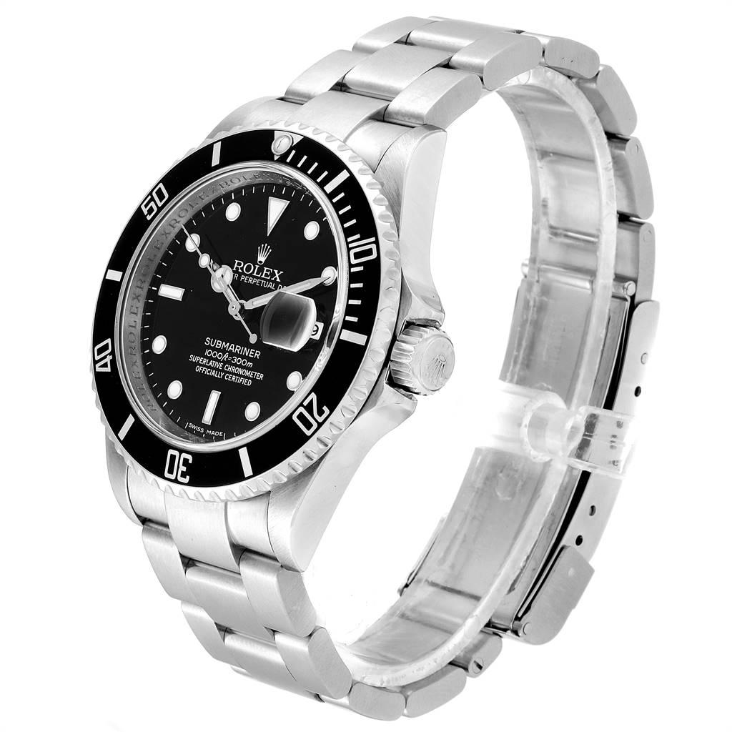Rolex Submariner Date 40 Stainless Steel Automatic Men's Watch 16610 For Sale 1