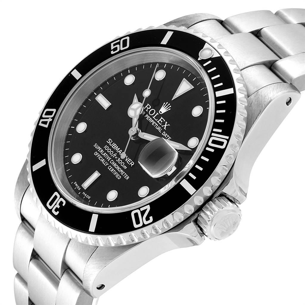 Rolex Submariner Date 40 Stainless Steel Automatic Men's Watch 16610 2