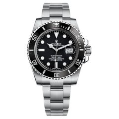 Rolex Submariner Date 40mm Auto Steel Black Dial Ceramic Bezel Watch 116610LN