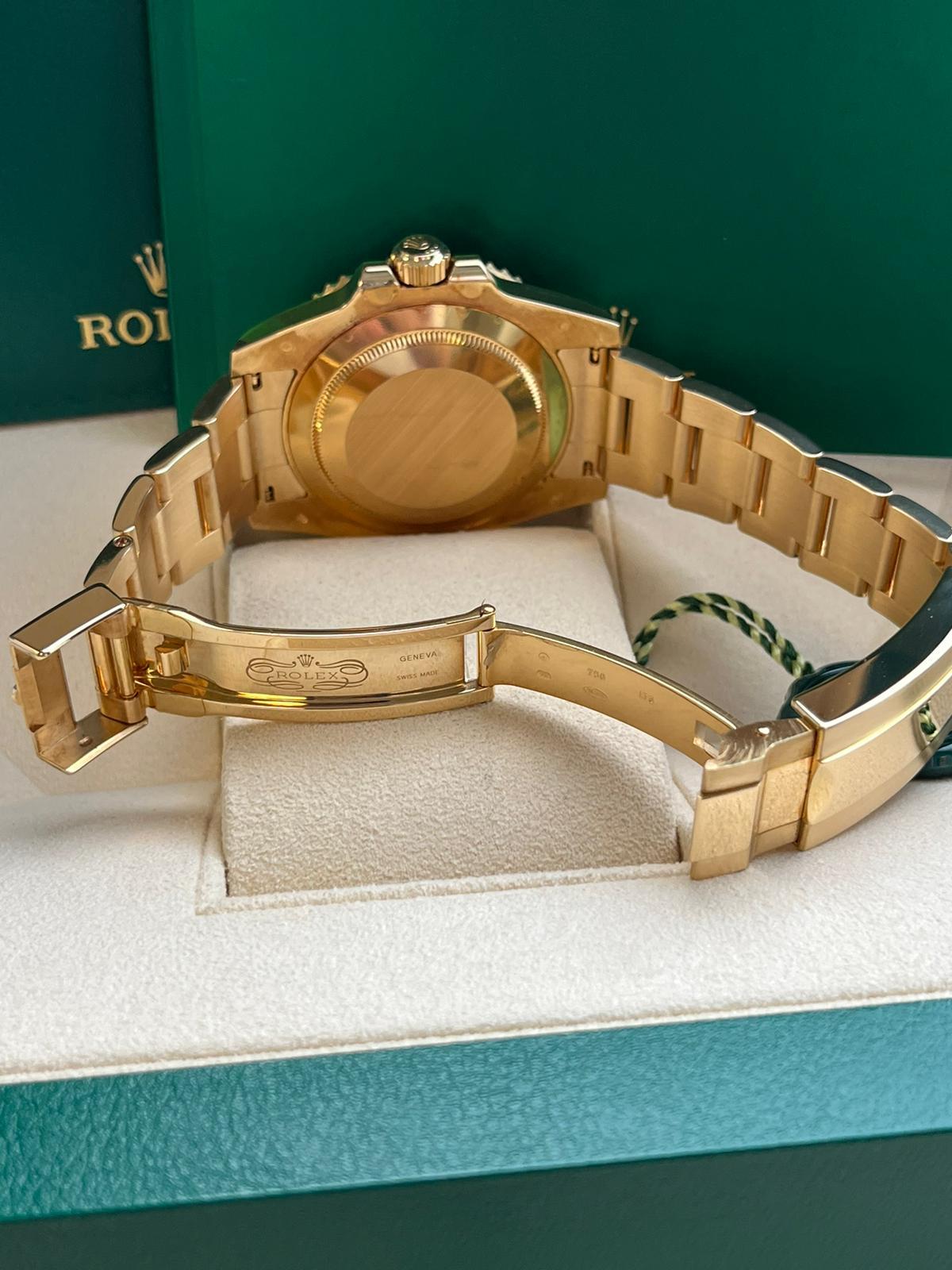 Rolex Submariner Date Automatic Yellow Gold Black Dial Men's Watch 116618LN For Sale 11