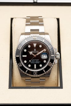 Rolex Submariner Date 40mm Quadrante in ceramica nera Oyster Acciaio Ref: 116610