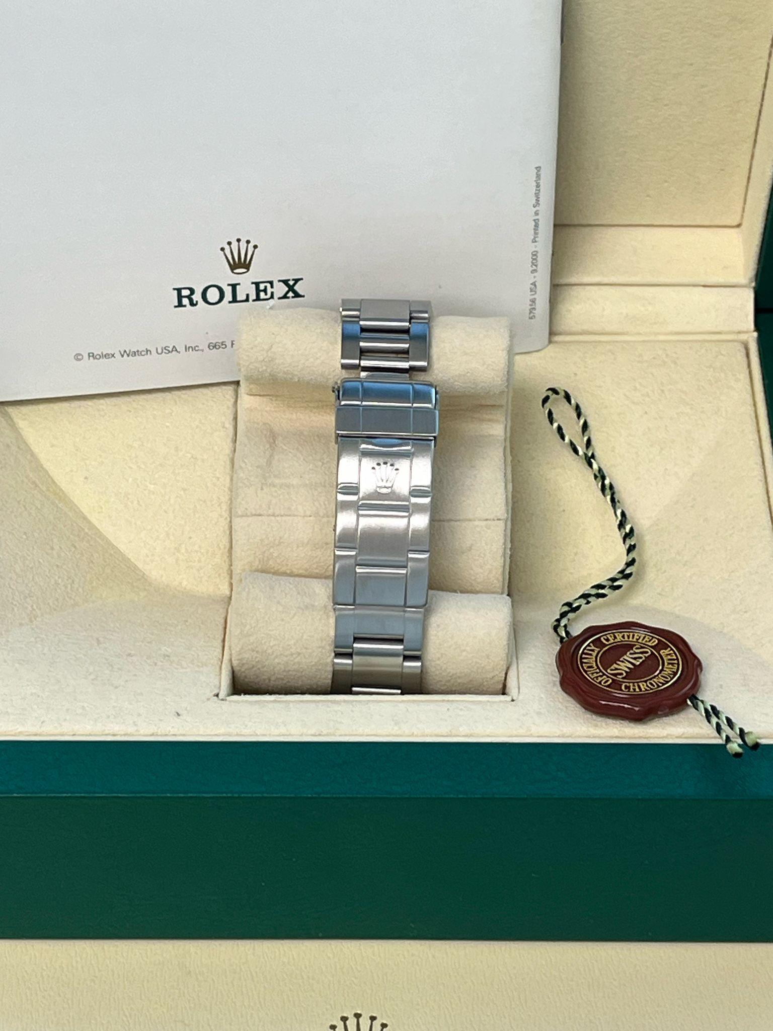 Montre homme Rolex Submariner Date 40mm Black Dial Oyster Steel Automatic 16610 en vente 10