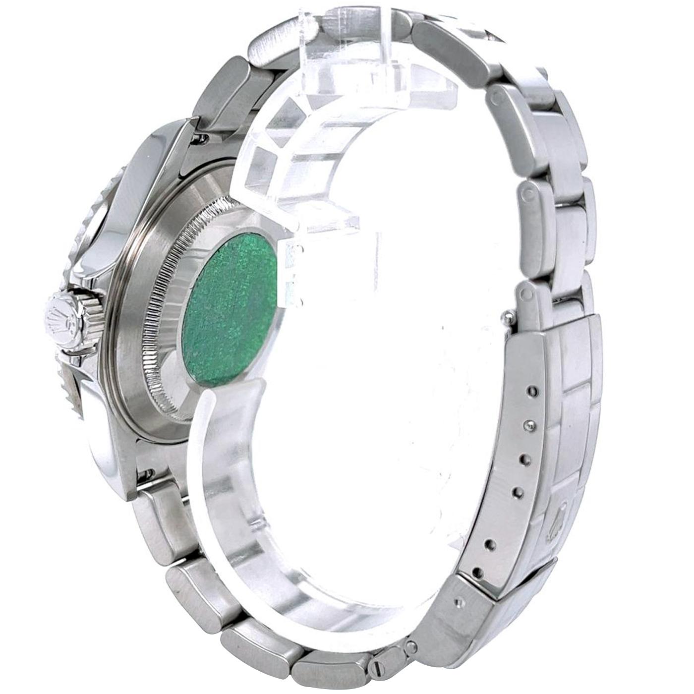 Rolex Submariner Edelstahl Oyster Herrenuhr 16610 mit schwarzem Zifferblatt 4