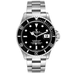 Rolex Submariner Date 40mm Quadrante Nero Acciaio Orologio Uomo 16610