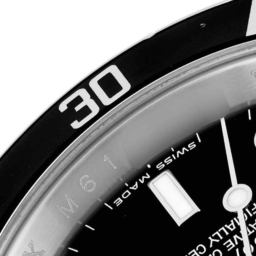 Rolex Submariner Date 40mm Black Dial Steel Mens Watch 16610 1