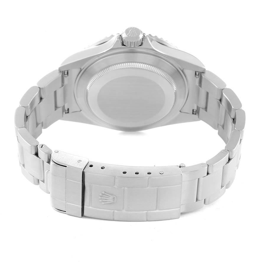 Rolex Submariner Date Stahl-Herrenuhr 16610 mit schwarzem Zifferblatt im Angebot 6