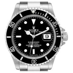 Rolex Submariner Date 40mm Quadrante Nero Acciaio Orologio Uomo 16610