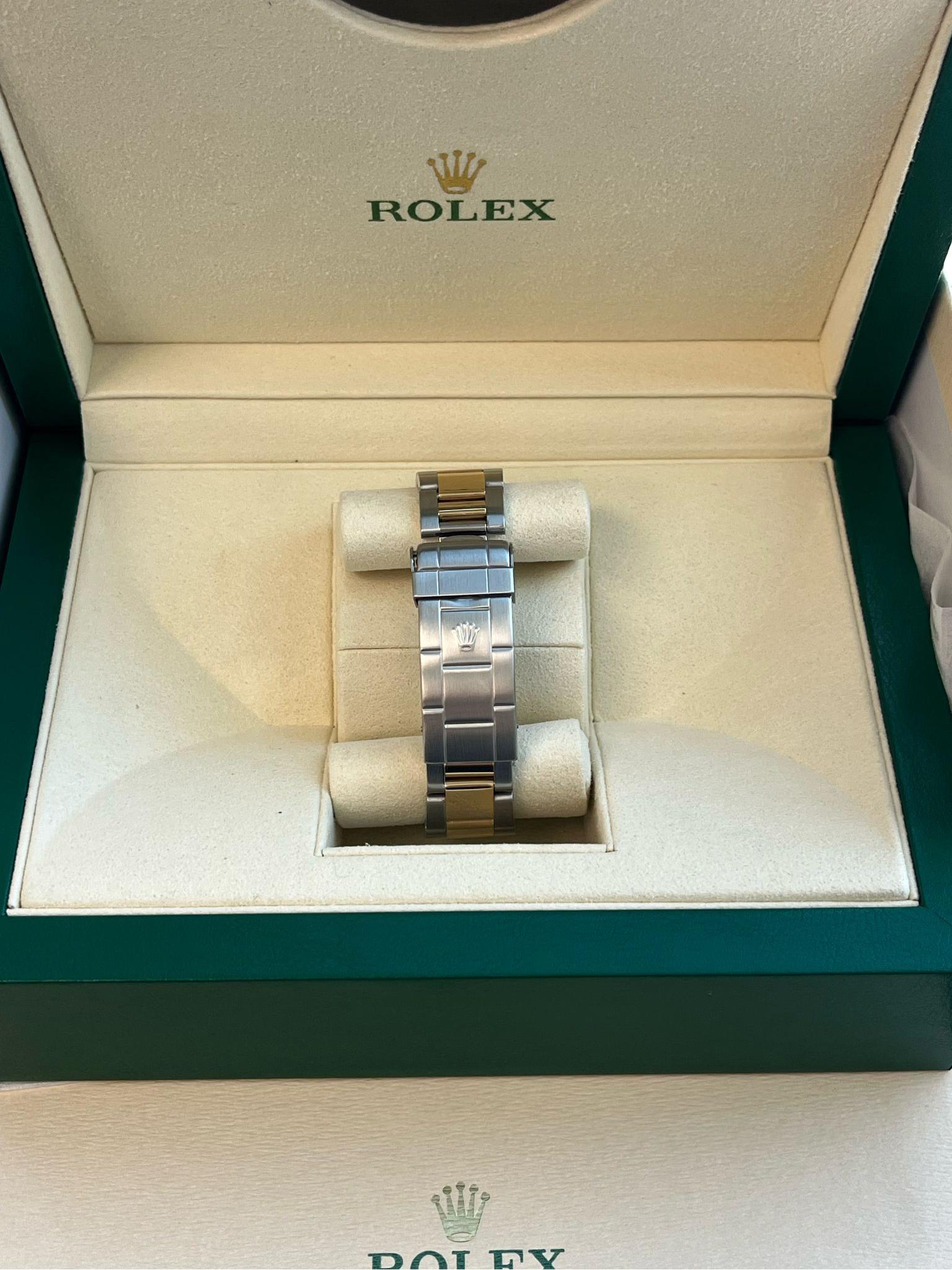 Rolex Submariner Date 40mm Oro/Acciaio Blu Serti Diamante Orologio da Uomo 16613 in vendita 11