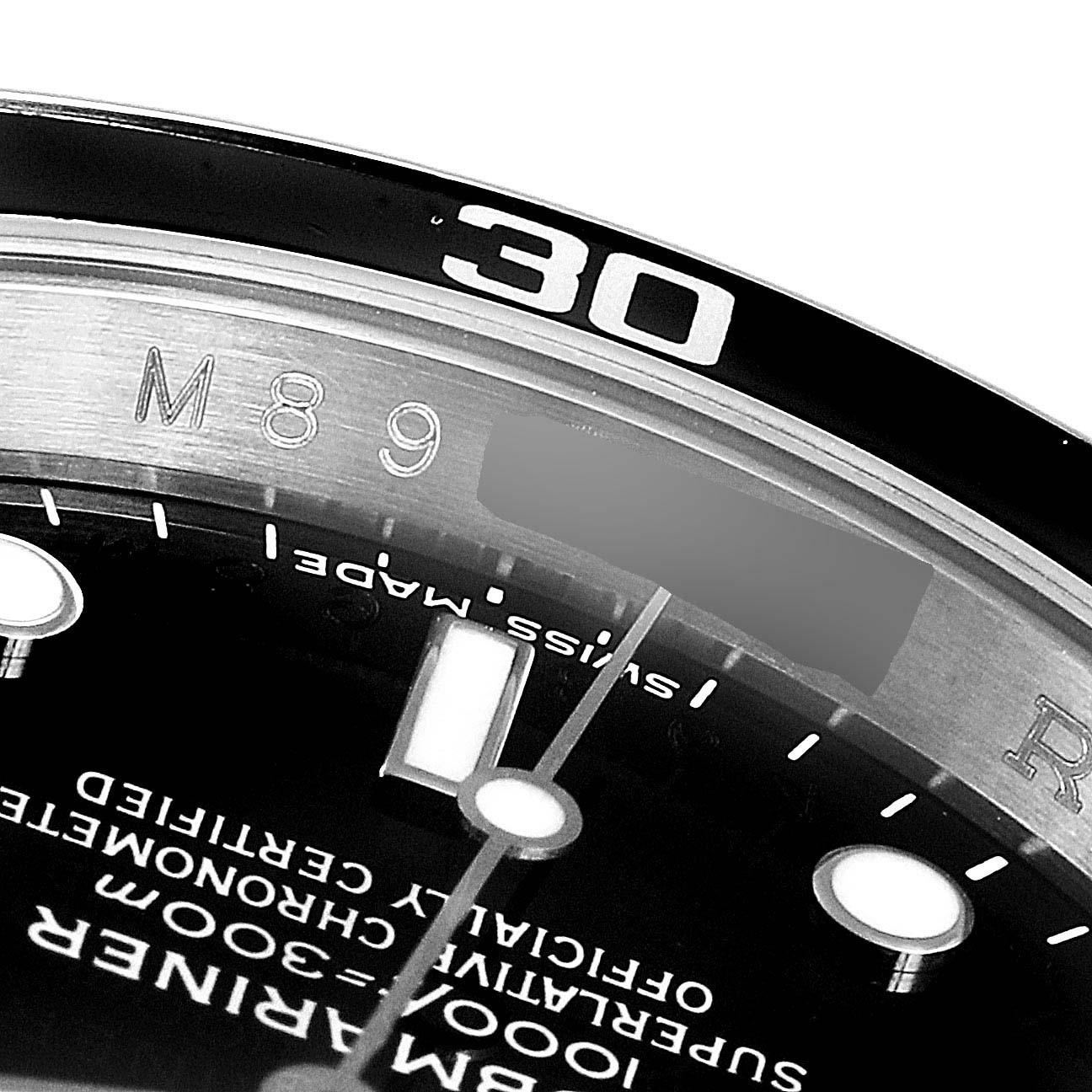 Rolex Submariner Date Stainless Steel Men's Watch 16610 Box Card 3