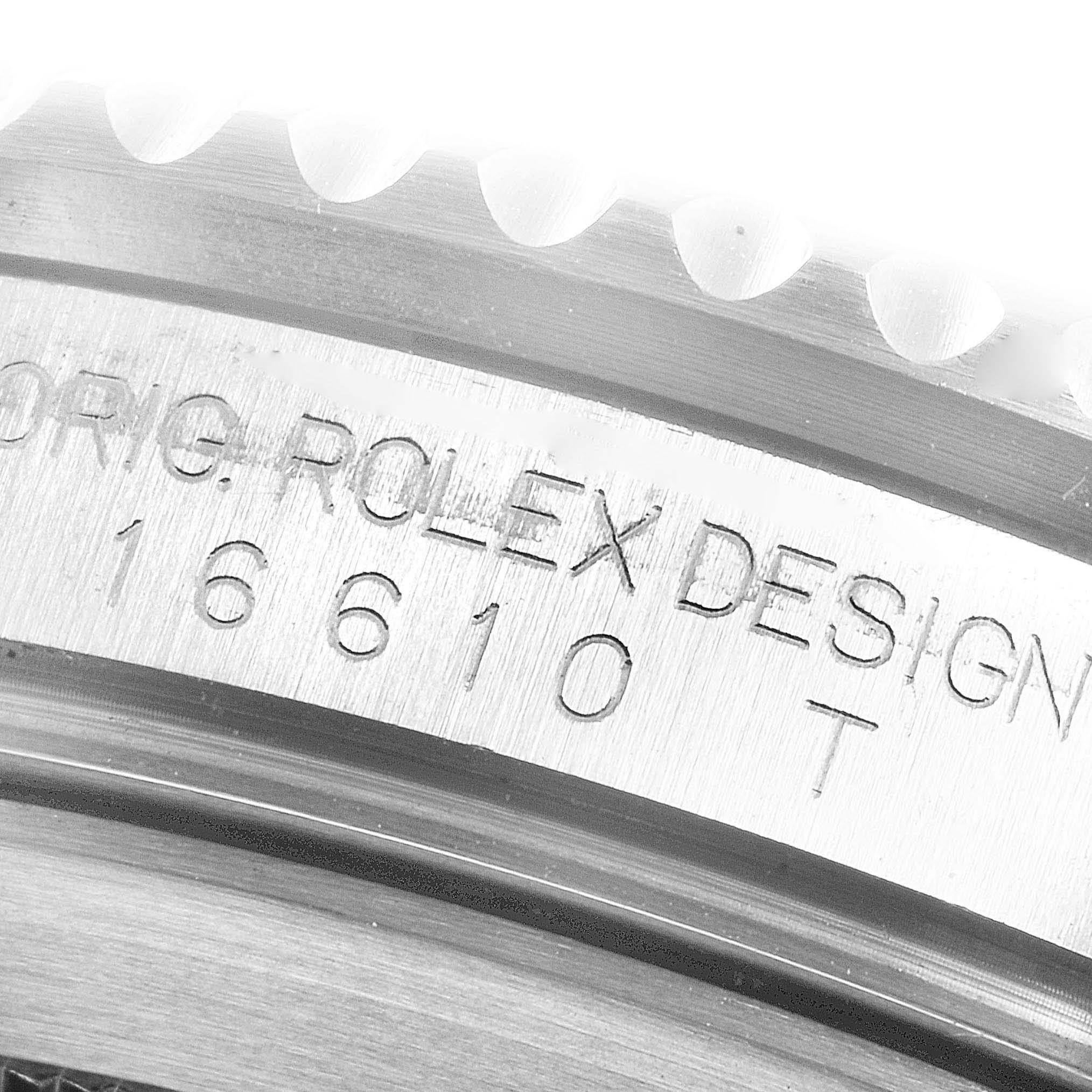 Rolex Submariner Date Stainless Steel Men's Watch 16610 Box Card 5