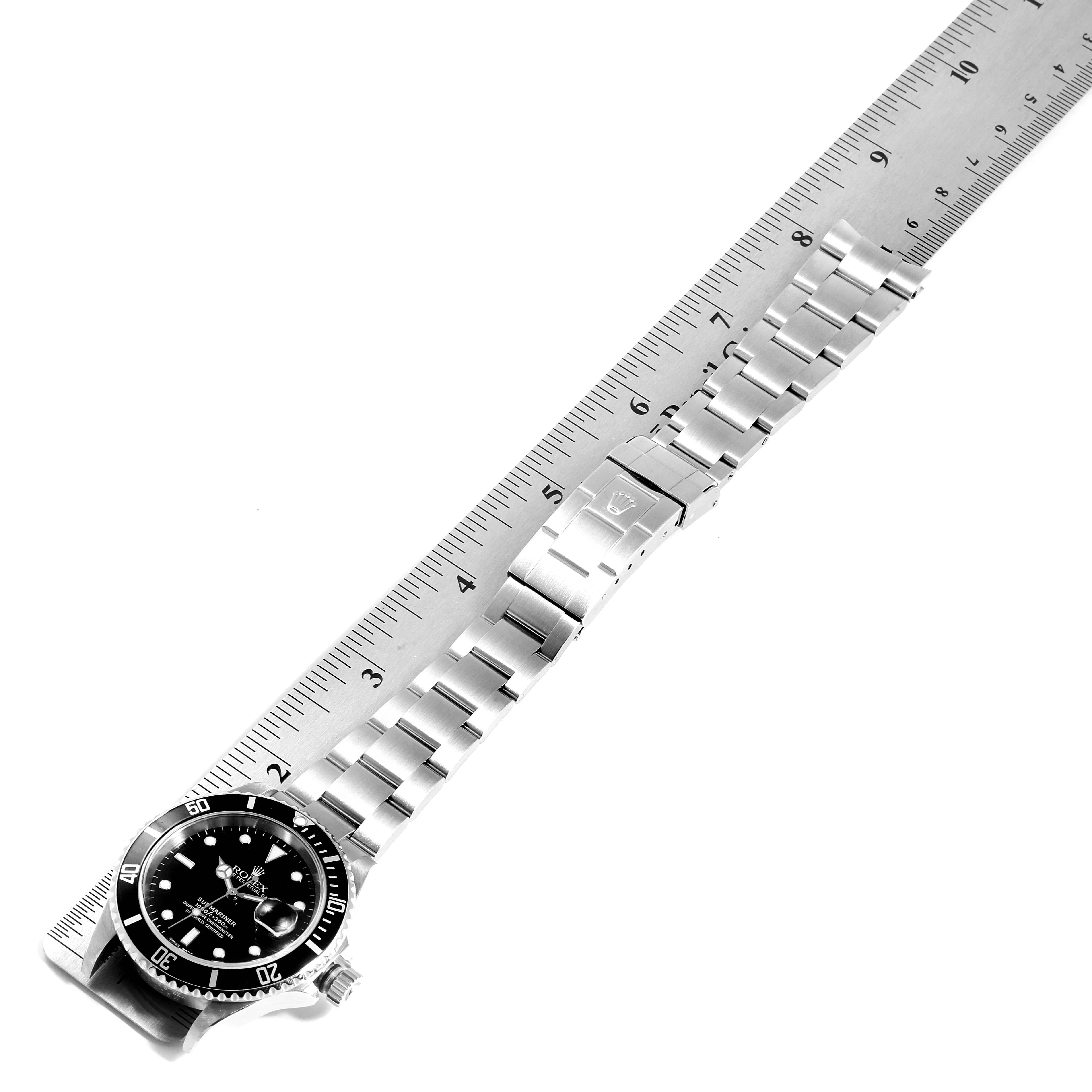 Rolex Submariner Date Stainless Steel Men's Watch 16610 7