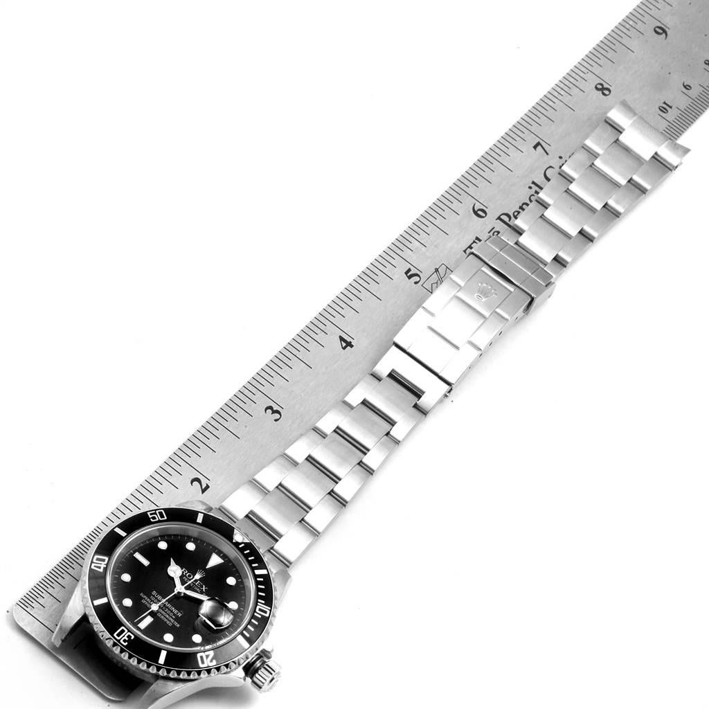 Rolex Submariner Date Stainless Steel Men's Watch 16610 8