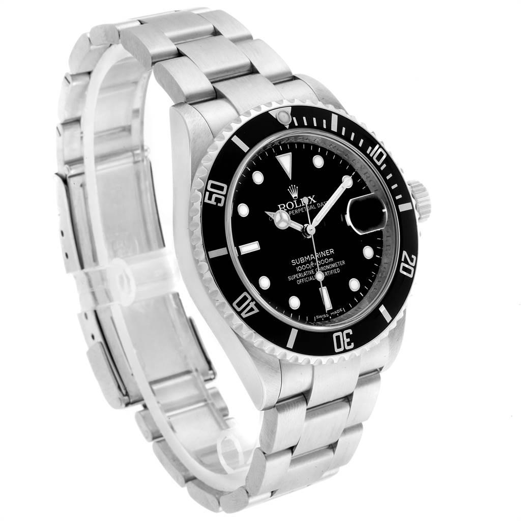 Rolex Submariner Date Stainless Steel Men's Watch 16610 For Sale 1