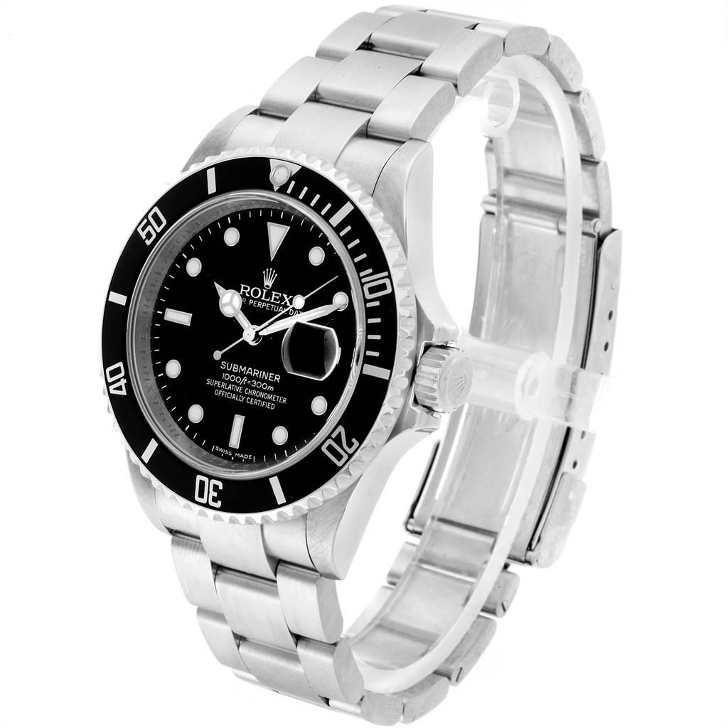 Rolex Submariner Date Stainless Steel Men's Watch 16610 For Sale 2
