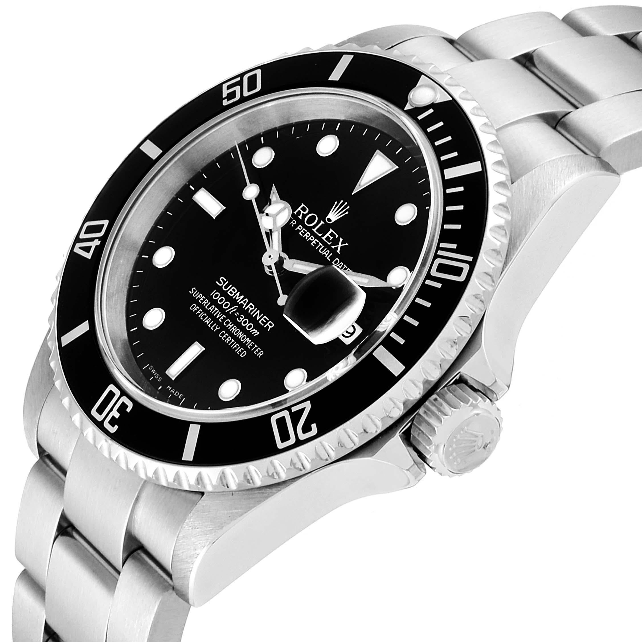 Rolex Submariner Date Stainless Steel Men's Watch 16610 2