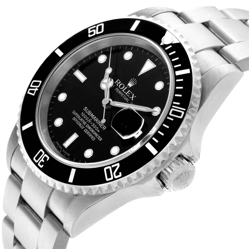 Rolex Submariner Date Stainless Steel Men's Watch 16610 3