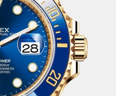 Rolex Submariner Date, 18k YG, Blue Dial, Unworn Watch, 2021