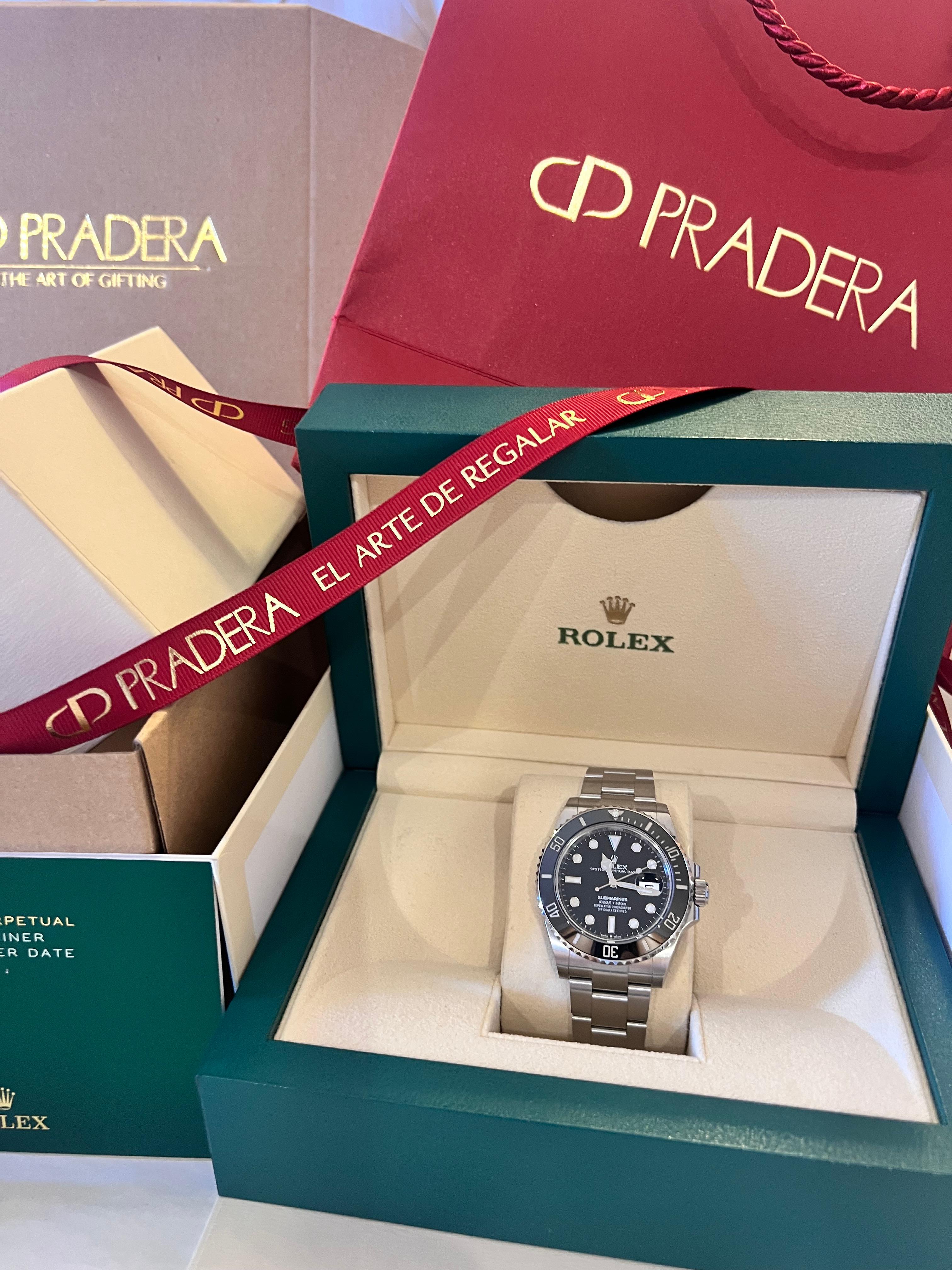Rolex Submariner Date 41mm Oystersteel with box and papers For Sale 2