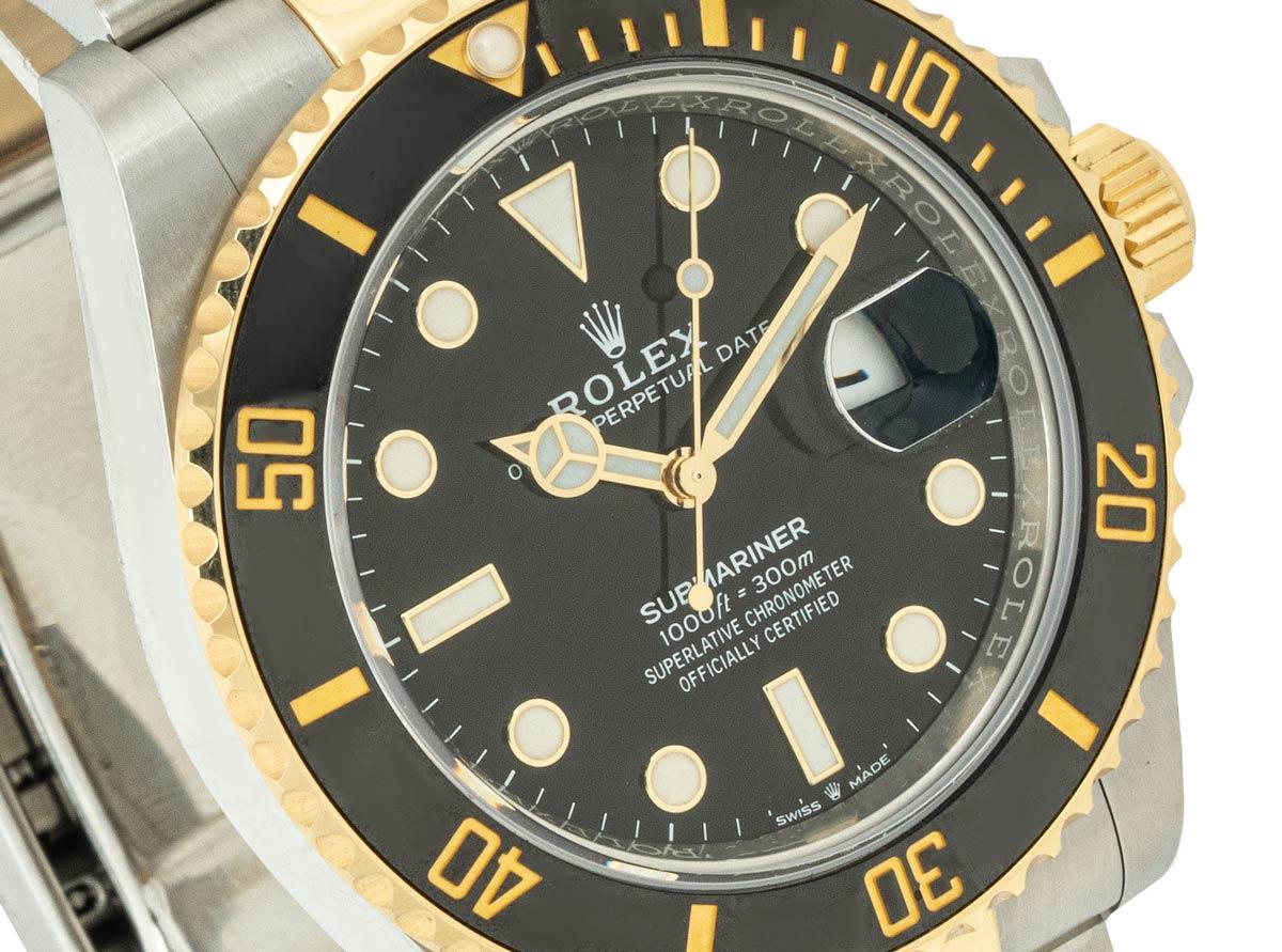 Men's Rolex Submariner Date 41mm Stainless Steel & Yellow Gold 126613LN