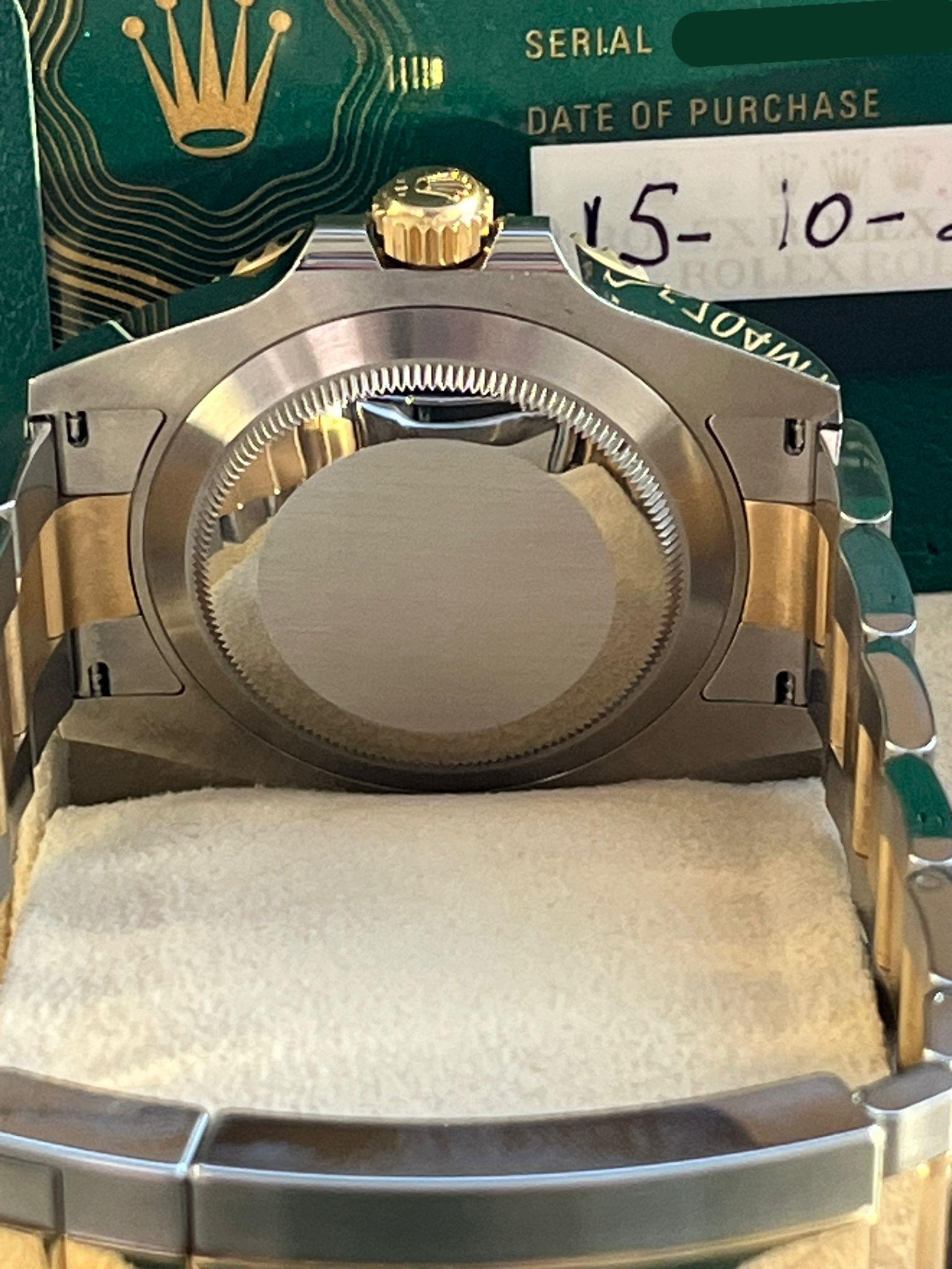 Rolex Submariner Date 41mm Yellow Gold Steel Blue Dial Bezel Mens Watch 126613LB For Sale 12