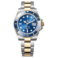 Rolex Submariner Date 41mm Oro Giallo Acciaio Quadrante Blu Lunetta Uomo 126613LB