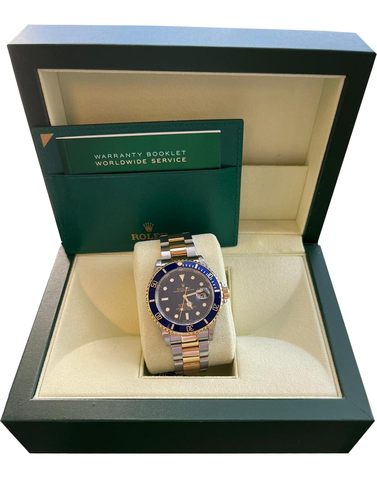 Rolex Submariner Date 40mm Blue Dial 