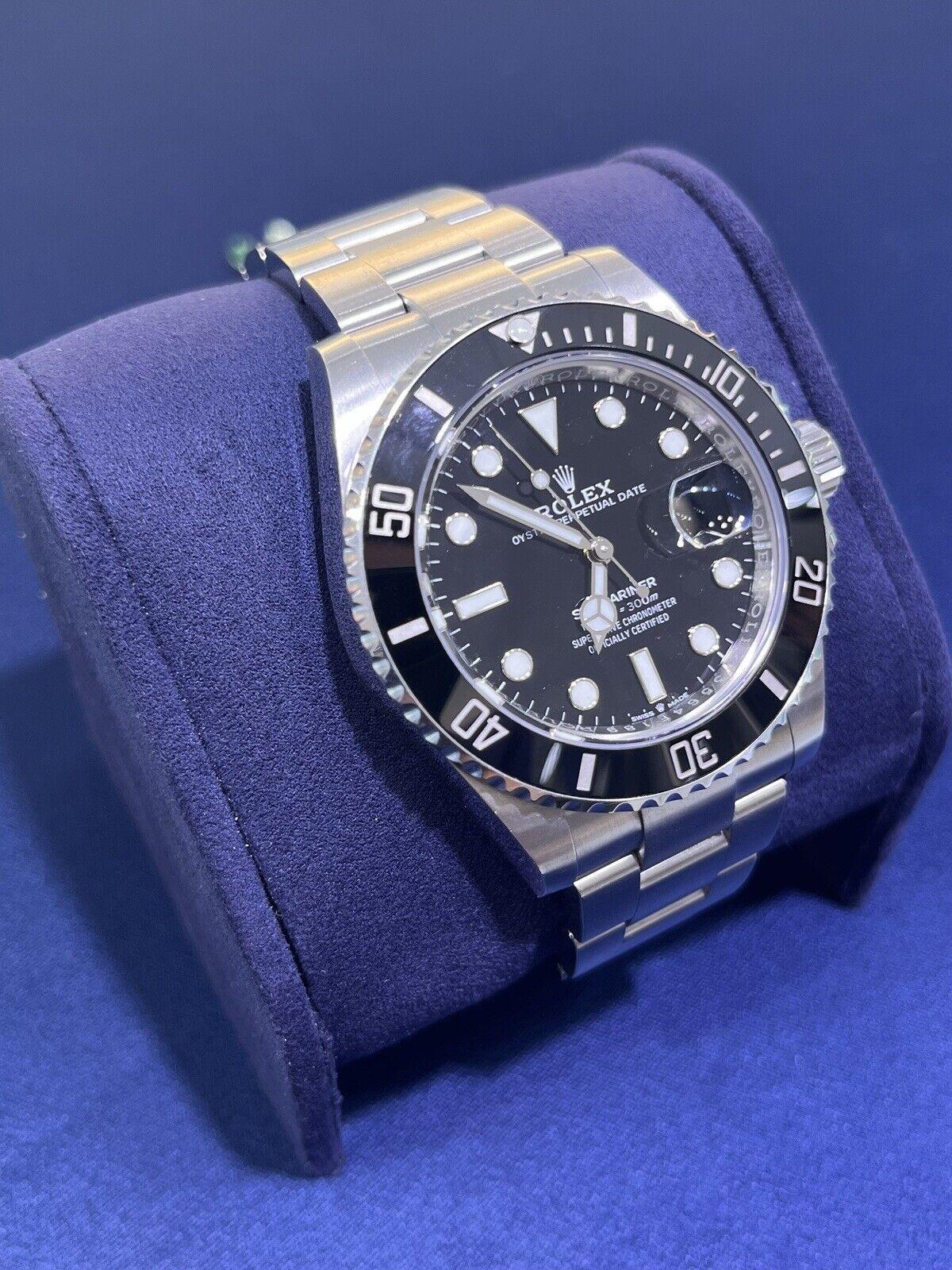 Rolex Submariner Date Black Ceramic 41mm Stainless Steel 126610LN Papers 2023 In Excellent Condition For Sale In Boca Raton, FL