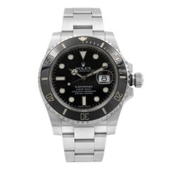 Rolex Submariner Date Black Dial Cerachrom Bezel Steel Men's Watch 116610LN