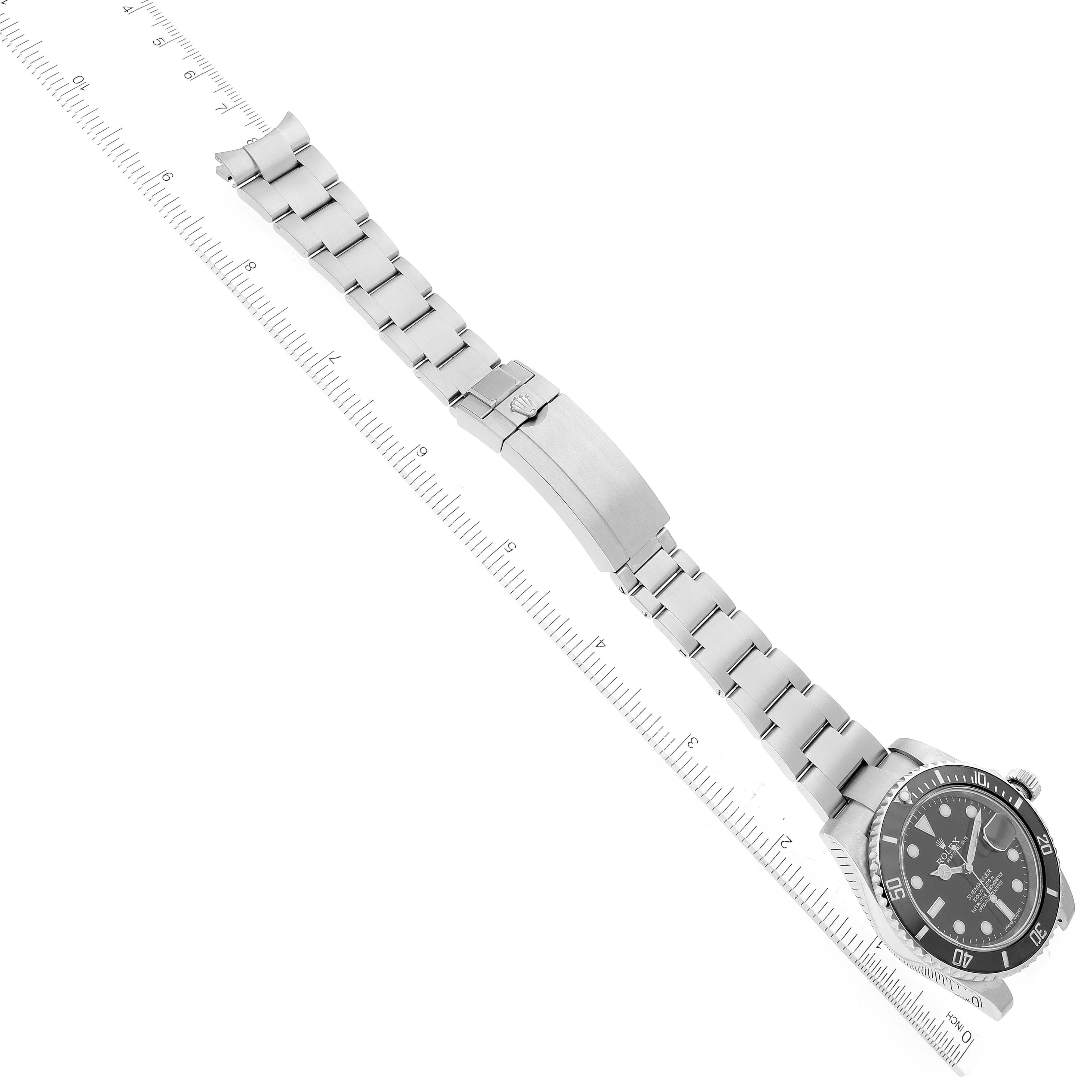 Rolex Submariner Date Esfera Negra Acero Reloj Caballero 116610 6
