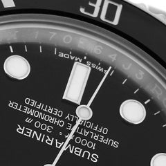 Rolex Submariner Date Quadrante Nero Acciaio Orologio Uomo 116610