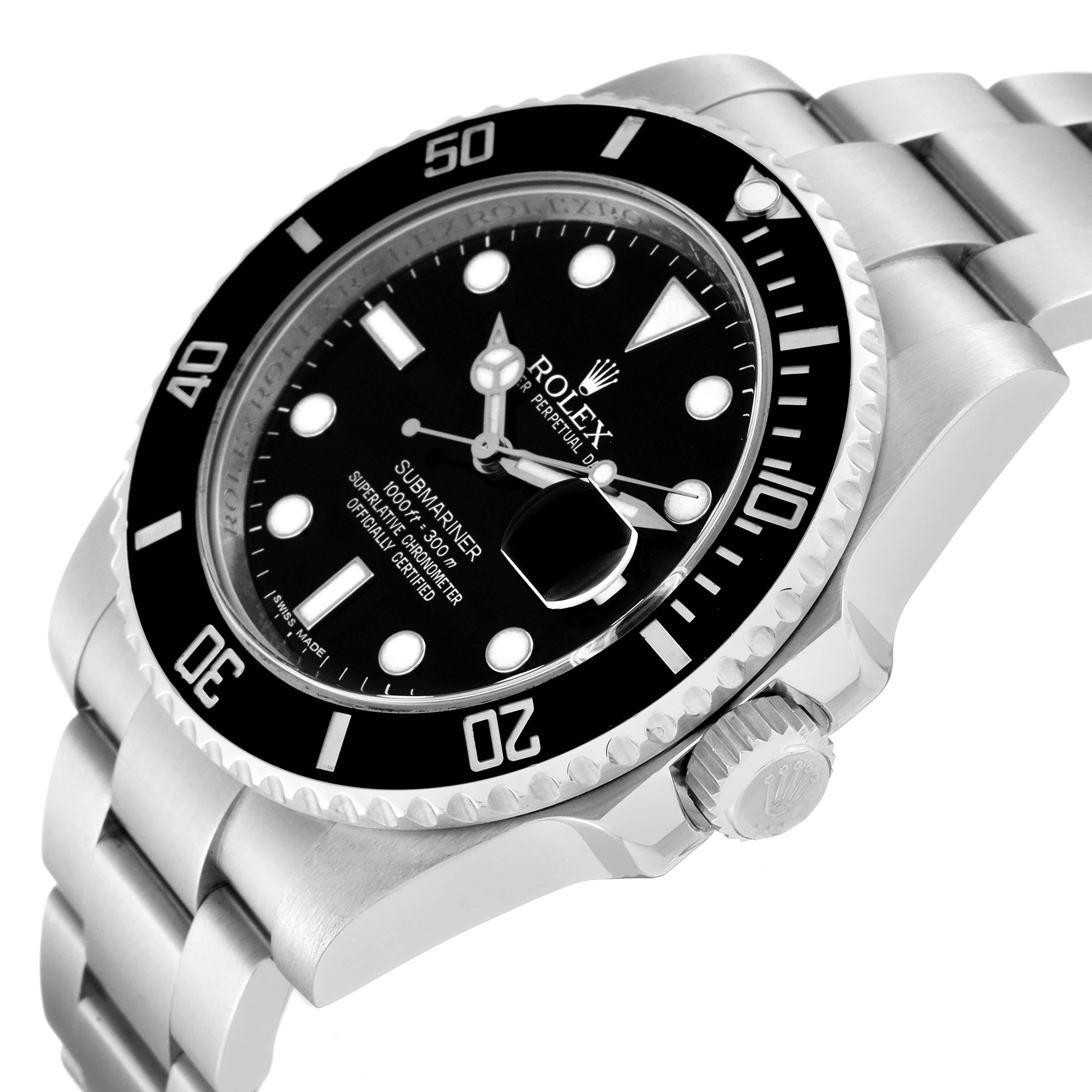 Rolex Submariner Date Esfera Negra Acero Reloj Caballero 116610 1