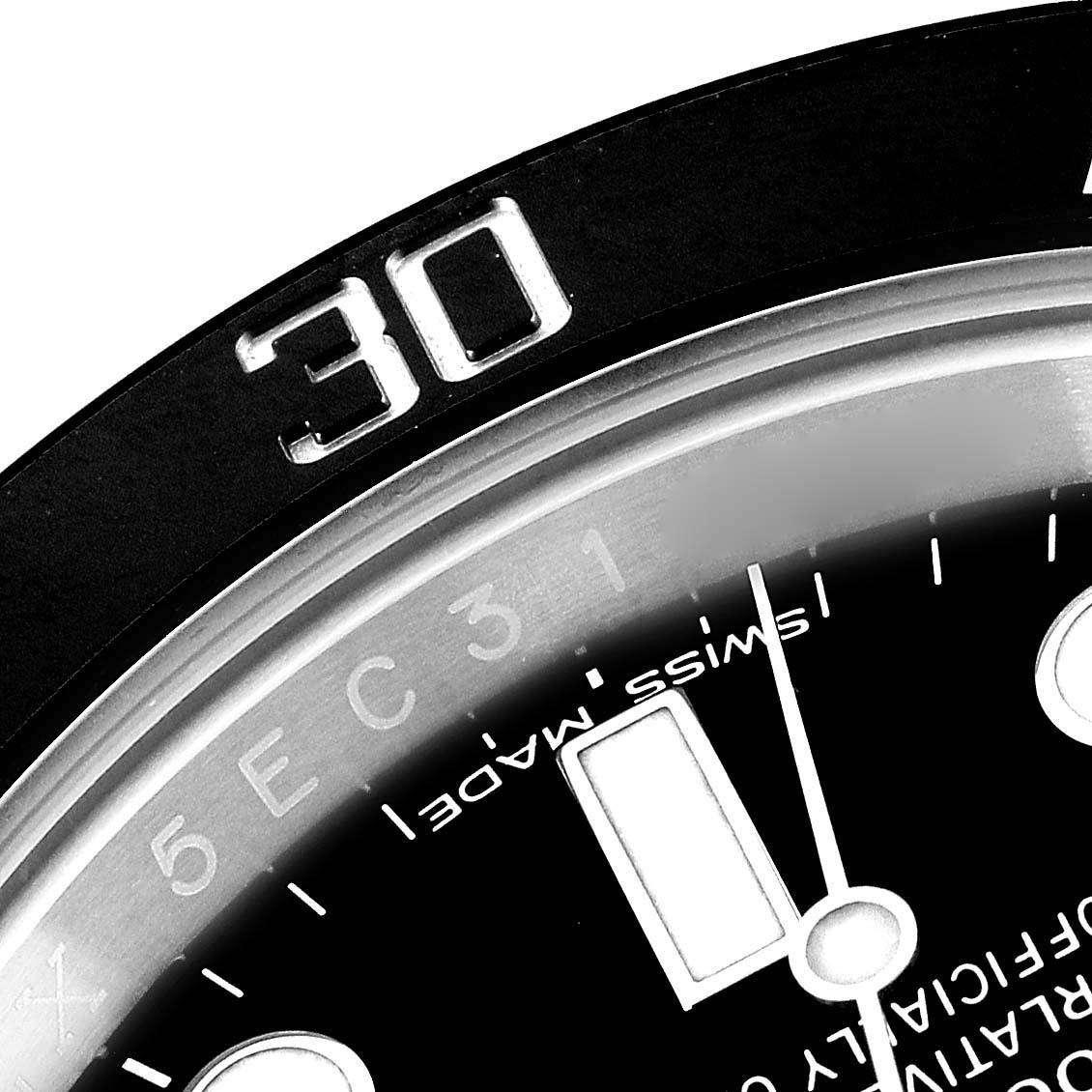 Rolex Montre Submariner Date en acier avec cadran noir pour hommes 116610 Excellent état - En vente à Atlanta, GA