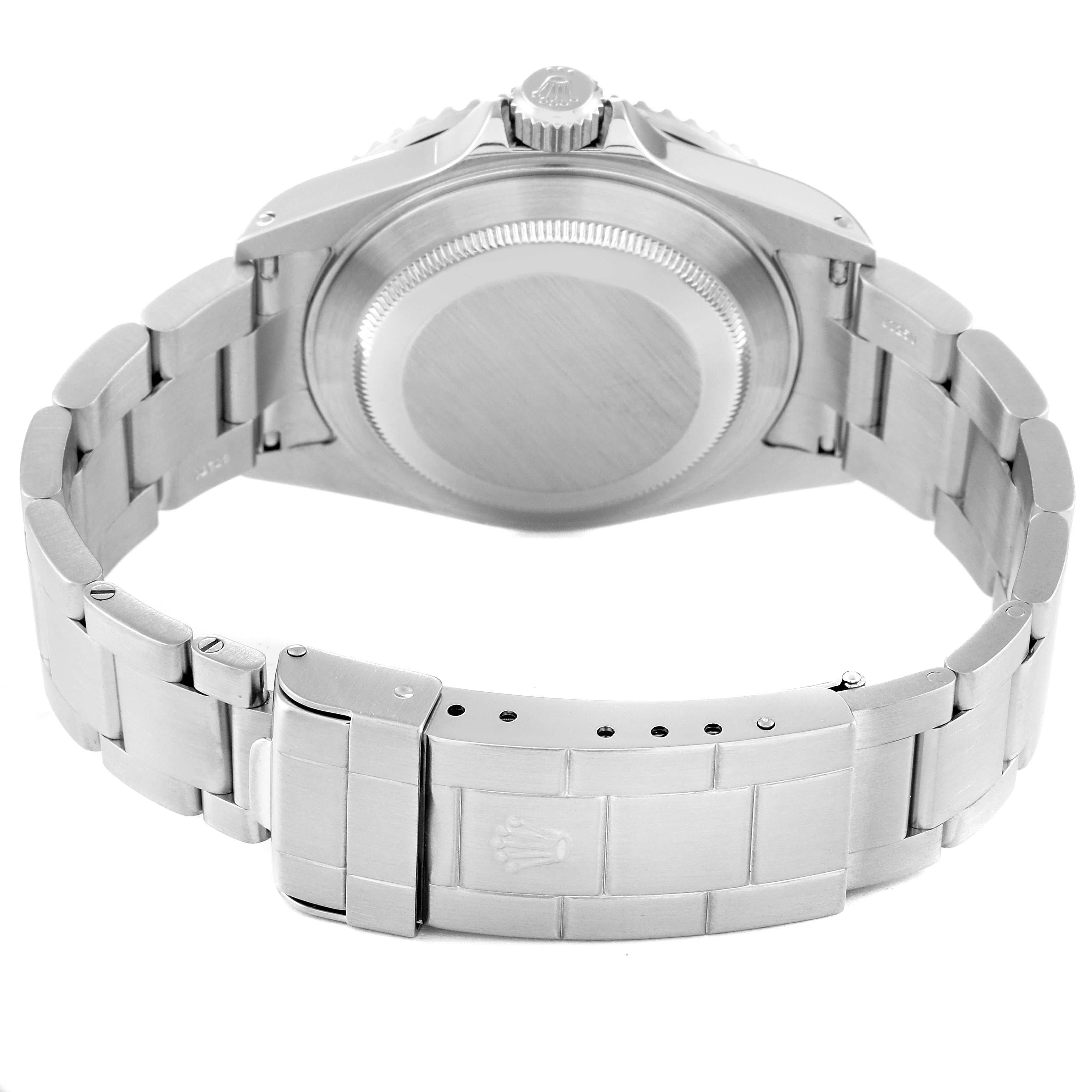 Rolex Submariner Date Black Dial Steel Mens Watch 16610 Box Papers 5