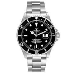 Rolex Submariner Date Quadrante Nero Acciaio Orologio Uomo 16610