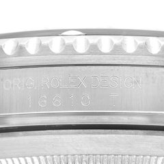 Rolex Submariner Date Quadrante Nero Acciaio Orologio Uomo 16610
