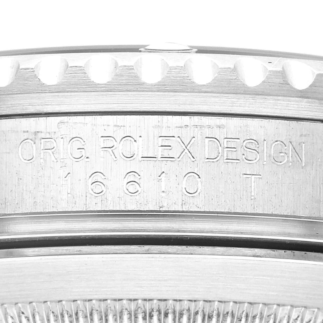 Rolex Submariner Date Stahl-Herrenuhr 16610 mit schwarzem Zifferblatt 5