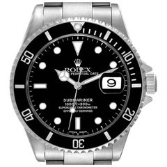 Rolex Submariner Date 40mm Quadrante Nero Acciaio Orologio Uomo 16610