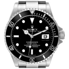 Rolex Submariner Date Quadrante Nero Acciaio Orologio Uomo 16610