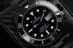 Rolex Submariner Date Black PVD/DLC Coated Stainless Steel Watch 116610LN