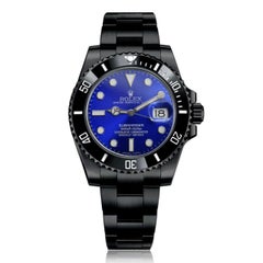 Rolex Submariner Date Blue Dial Black PVD/DLC Stainless Steel Watch 116610LN