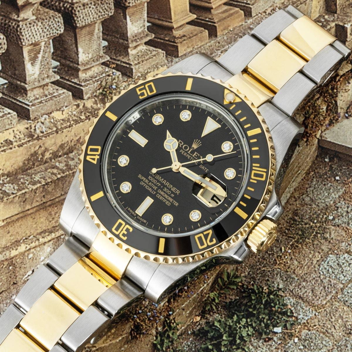 Rolex Submariner Date Diamond Dial 116613LN For Sale 4