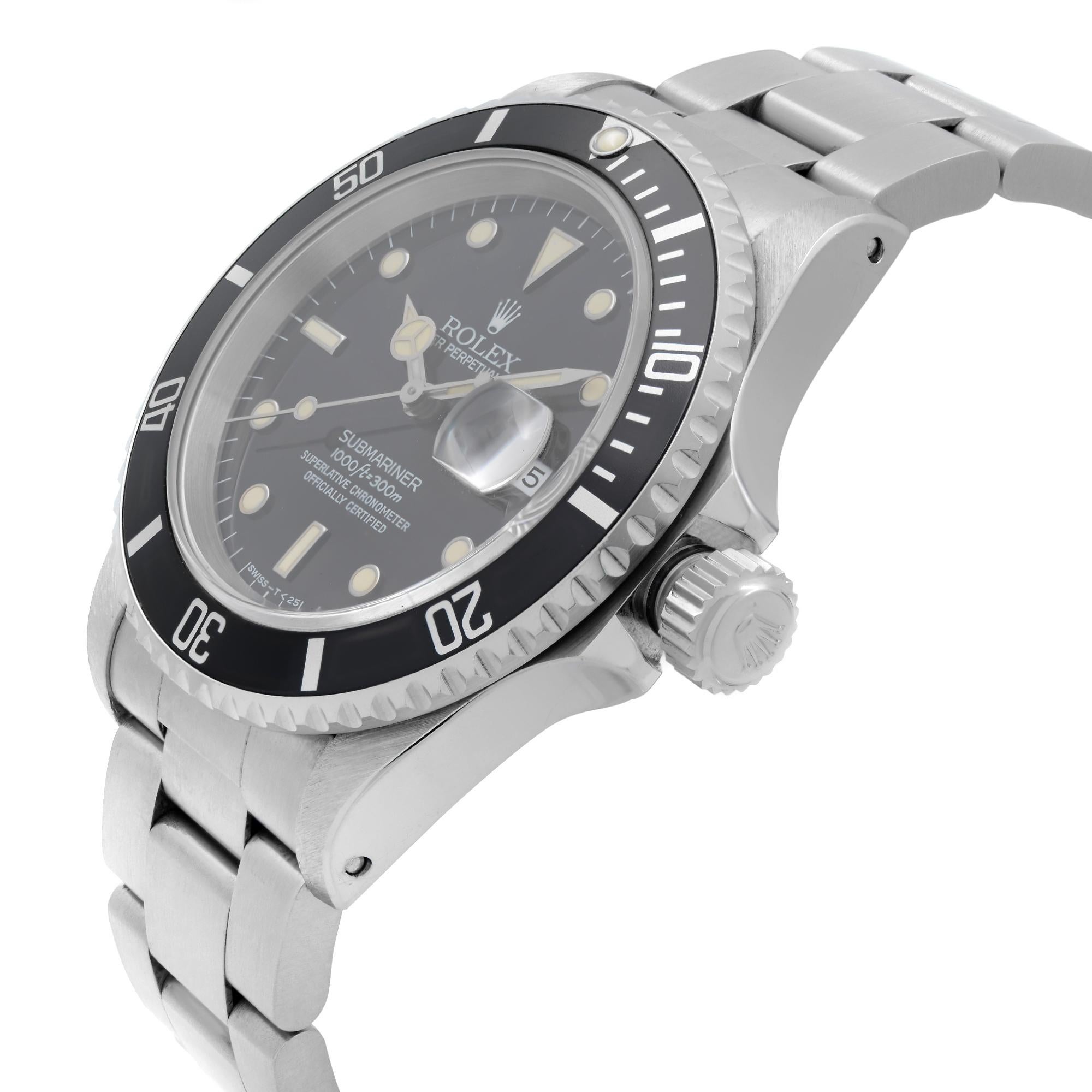laarvee crashed submariner steel watch
