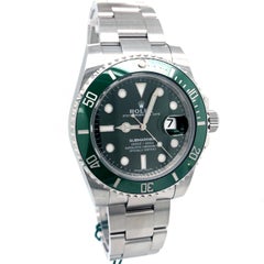 Rolex Submariner Date Hulk Auto Steel Men's Oyster Bracelet Watch 116610LV