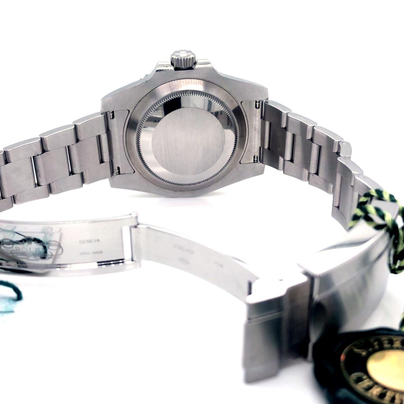 Rolex Submariner Date Hulk Auto Steel Men's Oyster Bracelet Watch 116610LV 2