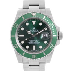 Rolex Submariner Date Hulk Steel Ceramic Green Dial Men Watch 116610LV