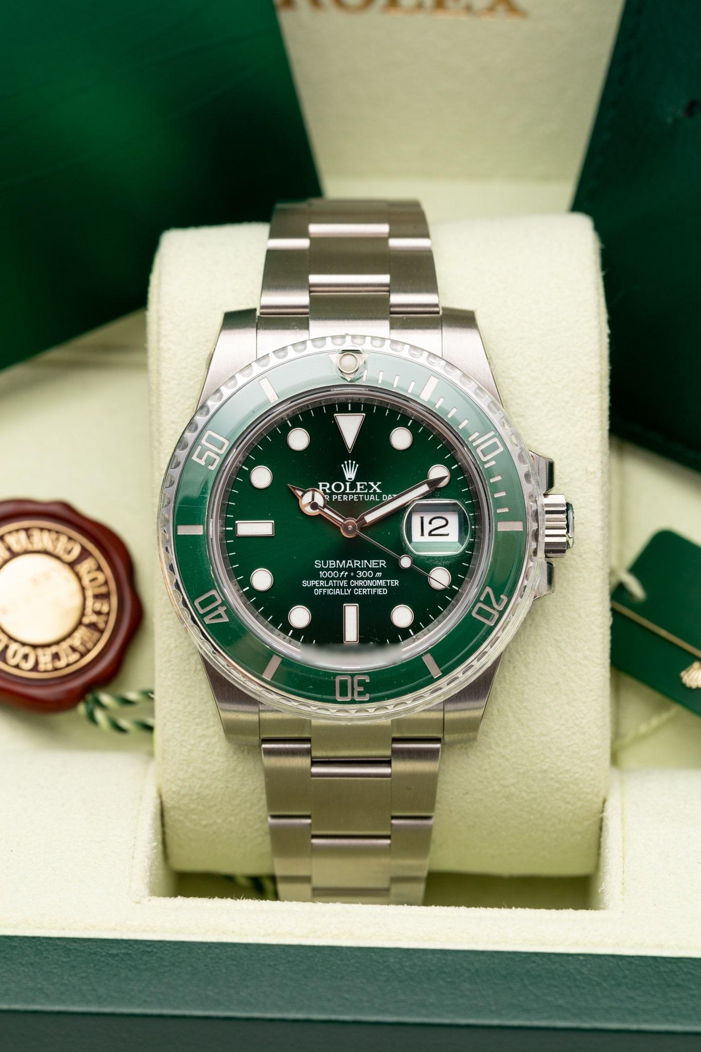 The Rolex green 