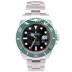 Rolex Montre Submariner Date Kermit automatique en acier pour hommes avec bracelet Oyster 126610LV