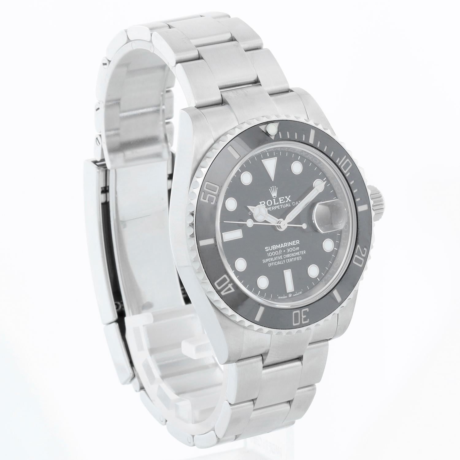 Rolex Submariner Date Men's Stainless Steel Watch 126610LN In Excellent Condition In Dallas, TX